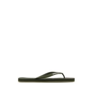 Dsquared Men Green Rubber Thong Slippers